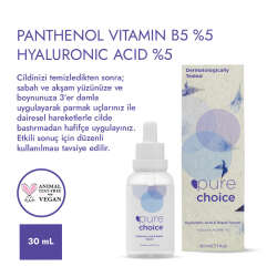 Pure Choice Yoğun Nemlendirici ve Onarıcı Bakım Serumu 30 ml - 4