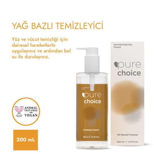 Pure Choice Yüz ve Vücut için Temizleme Yağı 200 ml - 2