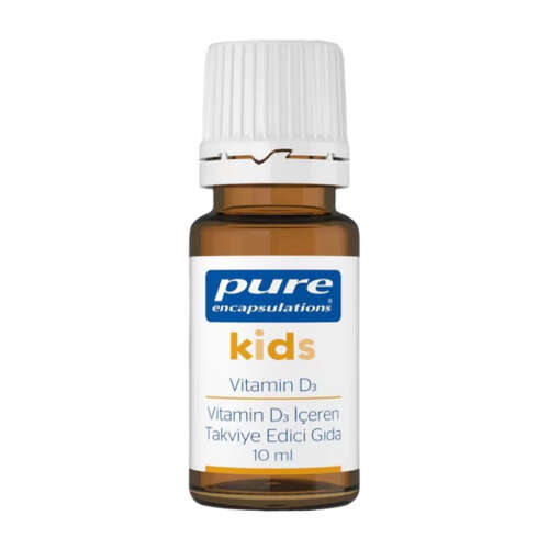 Pure Encapsulations Kids Vitamin D3 Damla Takviye Edici Gıda 10 ml - Pure Encapsulations