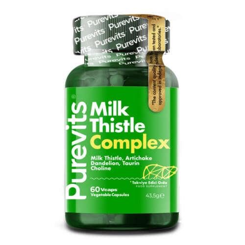 Purevits Milk Thistle Coplex Takviye Edici Gıda 60 Kapsül - Purevits