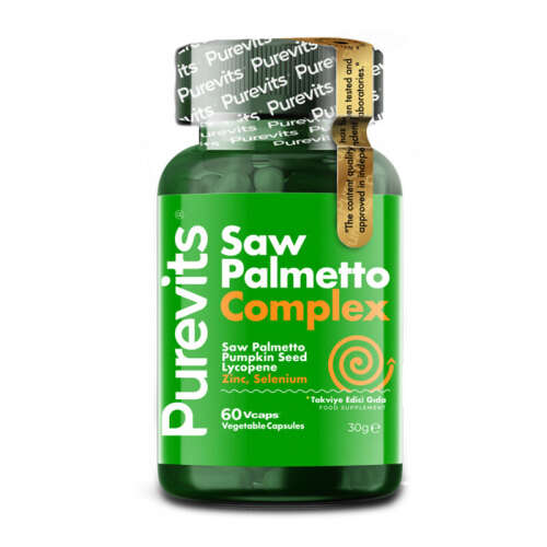 Purevits Saw Palmetto Complex 60 Vegan Kapsül - Purevits