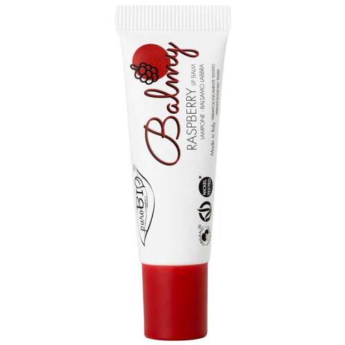 PuroBio Cosmetics Organik Lip Balm 10 ml - Raspberry - PuroBio
