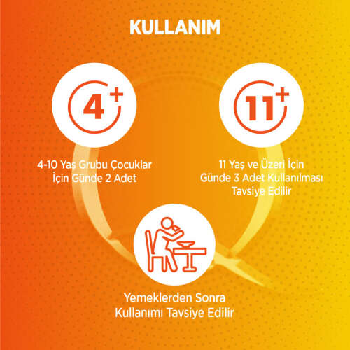 Qlife Vitamin C Sambucus Takviye Edici Gıda 60 Adet - 3