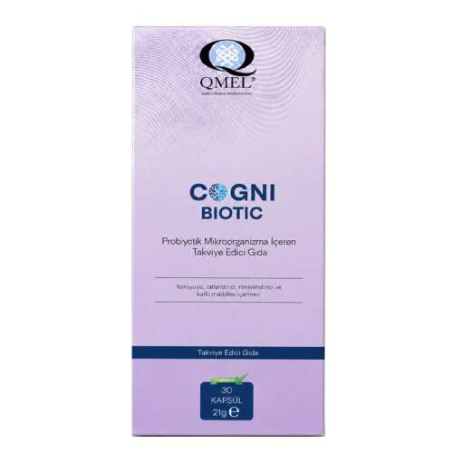 QMEL Cogni Biotic Probiyotik Mikroorganizma İçeren Takviye Edici Gıda 30 Kapsül - QMEL