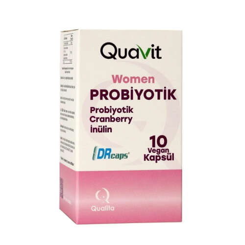 Quavit Women Probiyotik Takviye Edici Gıda 10 Kapsül - Qualita