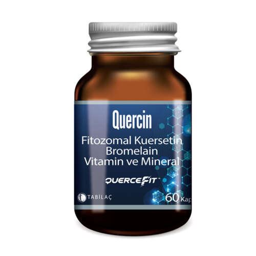 Quercin Kuersetin, Bromelain, Vitamin ve Mineral 60 Kapsül - TAB İlaç Sanayi A.Ş