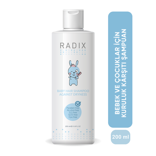 Radix Yenidoğan Kuruma Karşıtı Saç ve Vücut Şampuanı 200 ml - 2