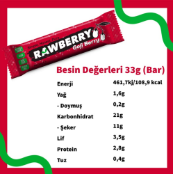 Rawberry Snacks Gojiberry Bar 33 gr - 2