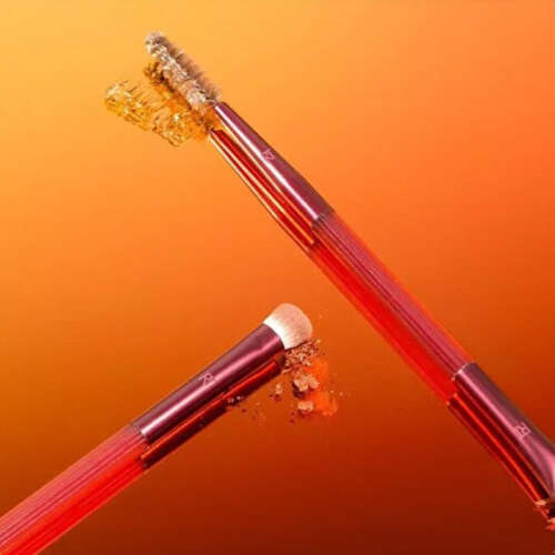 Real Techniques RT-0061 Solar Power Smolder Limited Edition İkili Göz ve Kaş Makyaj Fırça Seti - 3