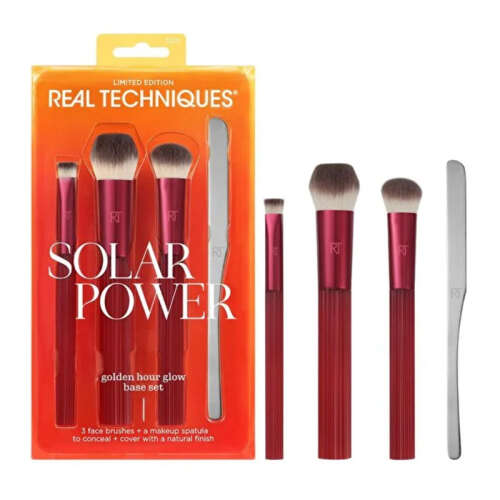 Real Techniques RT-021561 Solar Power Golden Hour Limited Edition Makyaj Fırça Seti - Real Techniques