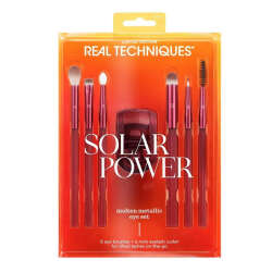 Real Techniques RT-0961 Solar Power Molten Limited Edition Metalik Göz Makyaj Fırça Seti - 2
