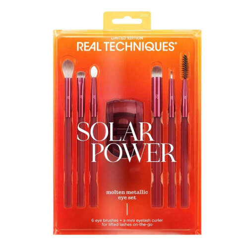 Real Techniques RT-0961 Solar Power Molten Limited Edition Metalik Göz Makyaj Fırça Seti - 2