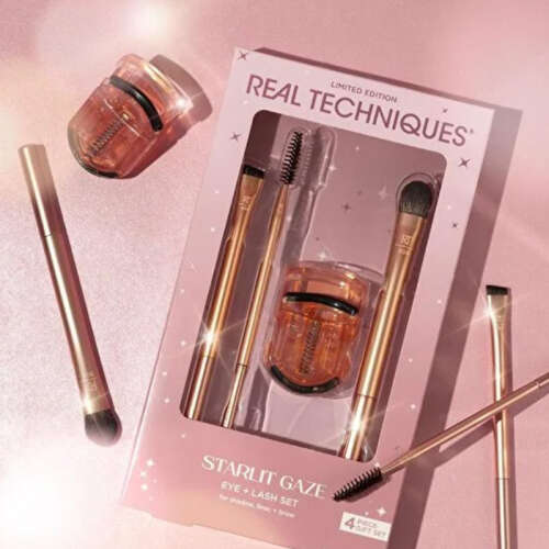 Real Techniques RT-7210 Starlit Gaze Eye and Lash Limited Edition Göz ve Kirpik Makyaj Fırça Seti - 4