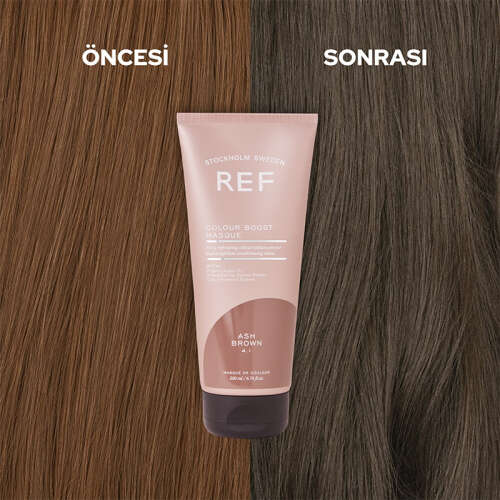 REF Colour Boost Masque Cool Ash Brown 4.1 200 ml - 3