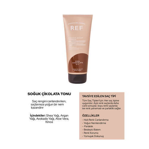 REF Colour Boost Masque Cool Chocolate 6.31 200 ml - 2