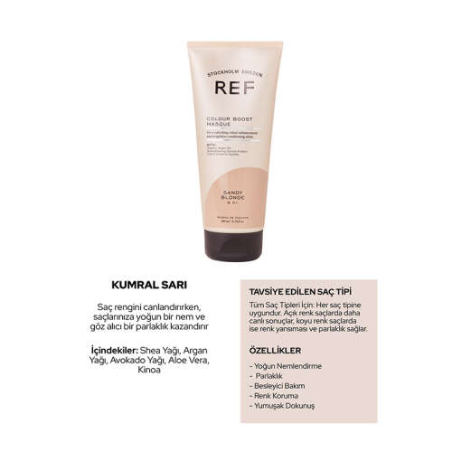 REF Colour Boost Masque Sandy Blonde 8.31 200 ml - 2