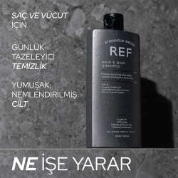 REF Hair Body Nemlendirici Saç ve Vücut Şampuanı 1000 ml - 3