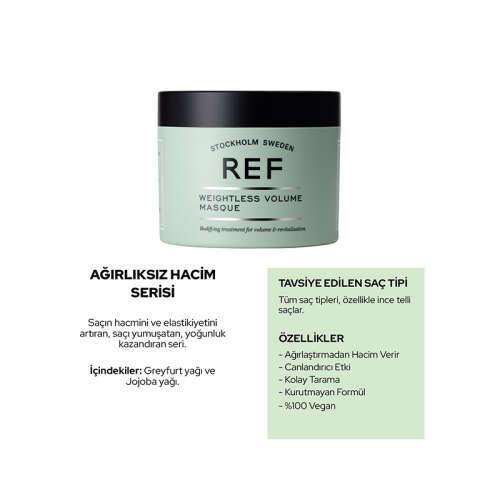 Ref Weightless Volume Masque 250 ml - 2