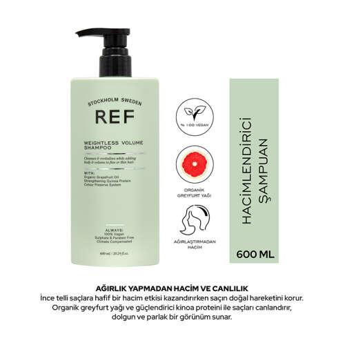 Ref Weightless Volume Shampoo 600 ml - 2