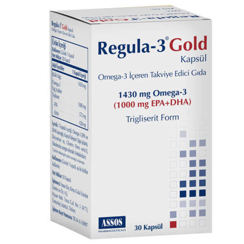 Regula-3 Omega-3 Gold 30 Kapsül - Assos İlaç