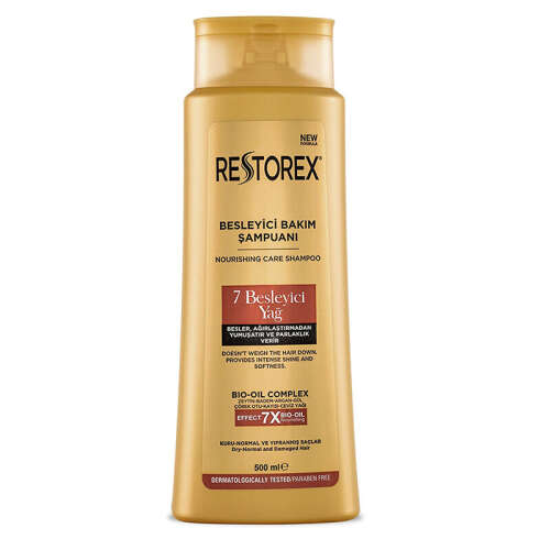 Restorex 7 Besleyici Yağ İçerikli Şampuan 500 ml - Restorex