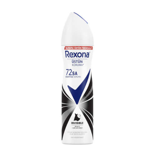 Rexona Invisible Black White Kadın Sprey Deodorant 150 ml - Rexona