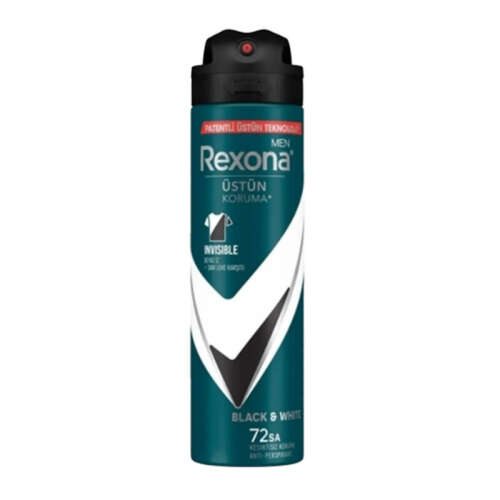 Rexona Men Black and White 72H Deodorant 150 ml - Rexona