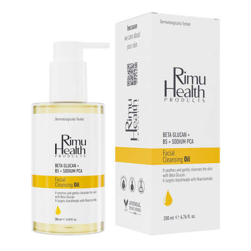 Rimu Health Siyah Nokta Karşıtı Arındırıcı Yüz Temizleme Yağı 200 ml - 3