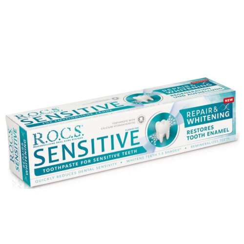 Rocs Sensitive Hassas Dişler İçin Beyazlatırıcı Diş Macunu 75 ml - ROCS