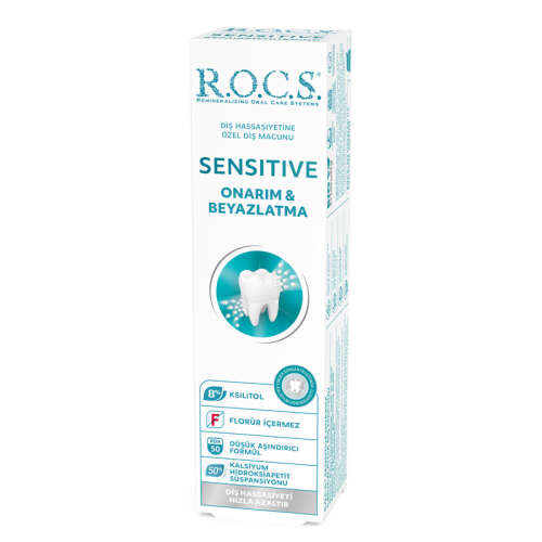 ROCS Sensitive Repair Whitening Diş Macunu 75 ml - ROCS