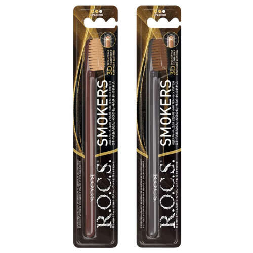 Rocs Smokers Orta Sert Yetişkin Diş Fırçası - ROCS
