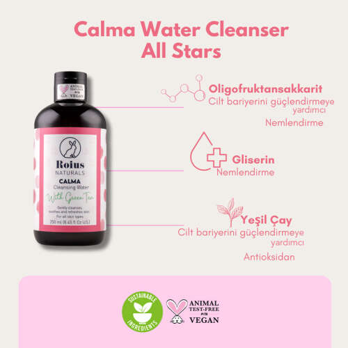 Roius Naturals CALMA Cleansing Water 250 ml - 3