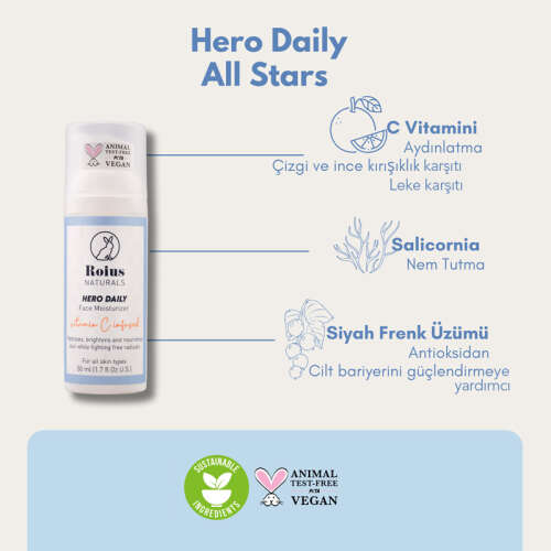 Roius Naturals Hero Daily Face Moisturizer 50 ml - 7