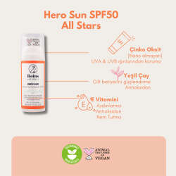 Roius Naturals Hero Sun Mineral Spf50+ Face Sunscreen 50 ml - 4