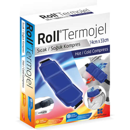 Roll Termojel Cırtcırtlı Sıcak - Soğuk Kompres 14 cm x 33 cm - Kurtsan Medikal