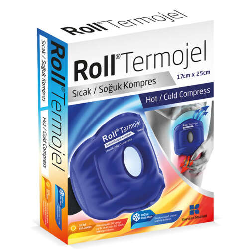 Roll Termojel Diz Bölgesi İçin Sıcak Soğuk Kompres 17 cm x 25 cm - Kurtsan Medikal