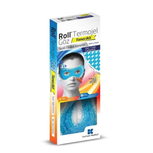 Roll Termojel Sıcak Soğuk Göz Tanecikli Kompres 9 cm x 23 cm - Kurtsan Medikal