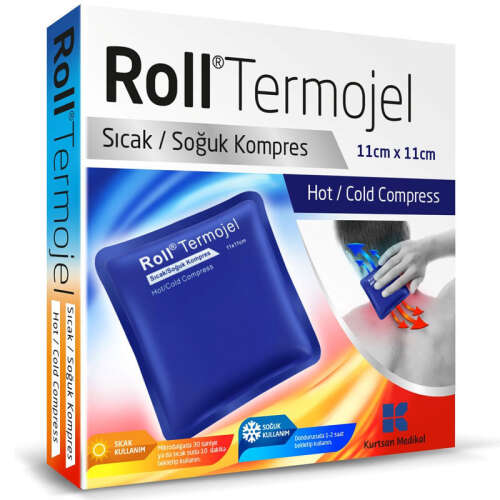 Roll Termojel Sıcak Soğuk Kompres 11 cm x 11 cm - Kurtsan Medikal