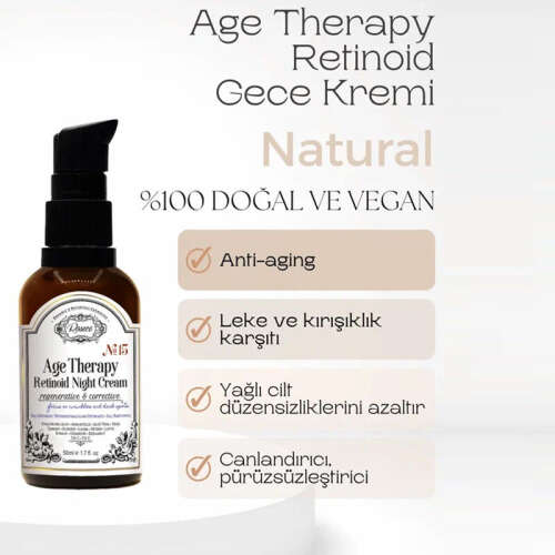 Rosece R15 Age Therapy Retinoid Gece Kremi | Leke Karşıtı 50 ml - 2