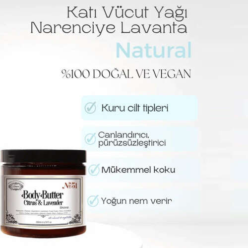 Rosece R51 Body Butter Katı Vücut Yağı 200 ml - 3