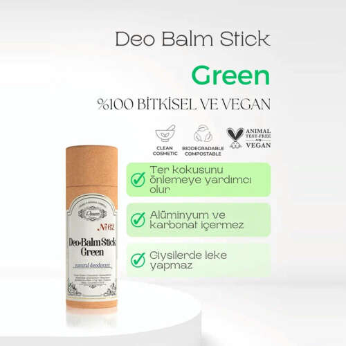 Rosece R62 Doğal Koltuk Altı Deodorant Roll-on Green 60 ml - 2