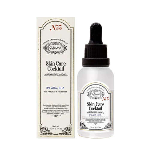 Rosece R05 Cilt Bakım Kokteyli Doğal AHA-BHA Eksfolyan Serum 30 ml - Rosece