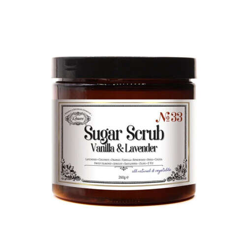 Rosece R33 Şeker Scrub Vanilya Lavanta | Doğal AHA Arındırıcı Peeling 260 gr - Rosece