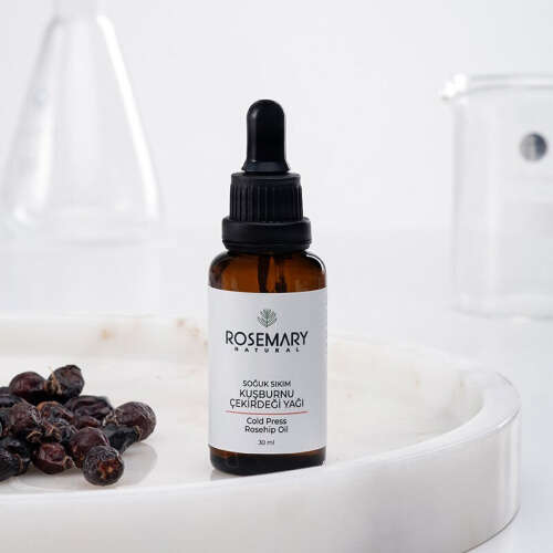 Rosemary Natural Soğuk Sıkım Kuşburnu Çekirdeği Yağı 30 ml - Rosemary Natural