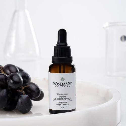 Rosemary Natural Soğuk Sıkım Üzüm Çekirdeği Yağı 30 ml - Rosemary Natural