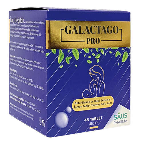 Salus İlaç Galactago Pro Beta Glukan Takviye Edici Gıda 45 Tablet - 2