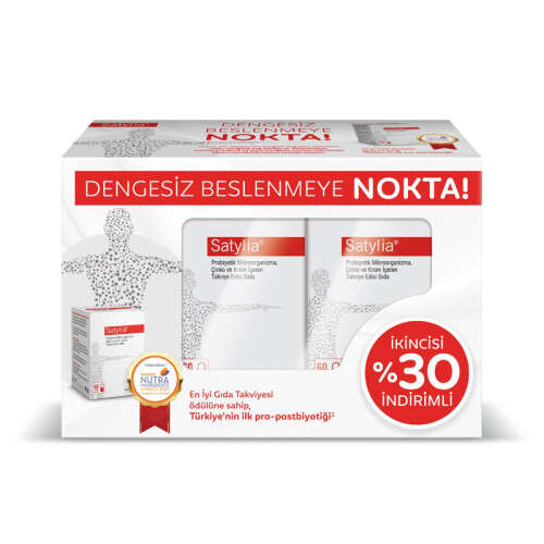 Satylia Probiyotik Mikroorganizma Çinko ve Krom Takviye Edici Gıda 1+1 Kofre - 1