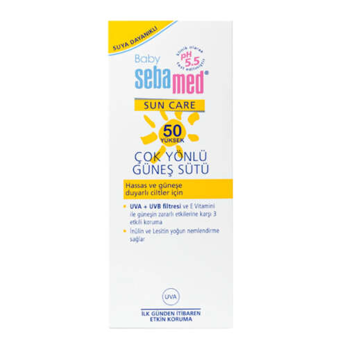 Sebamed Baby SPF50 Çok Yönlü Güneş Sütü 100 ml - 3