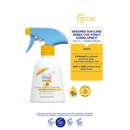 Sebamed Bebekler için Çok Yönlü Koruyucu Güneş Spreyi SPF 50 200 ml - 4