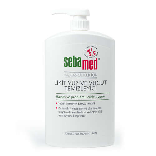 Sebamed Likit Yüz ve Vücut Temizleyici Jel 1000 ml - Sebamed